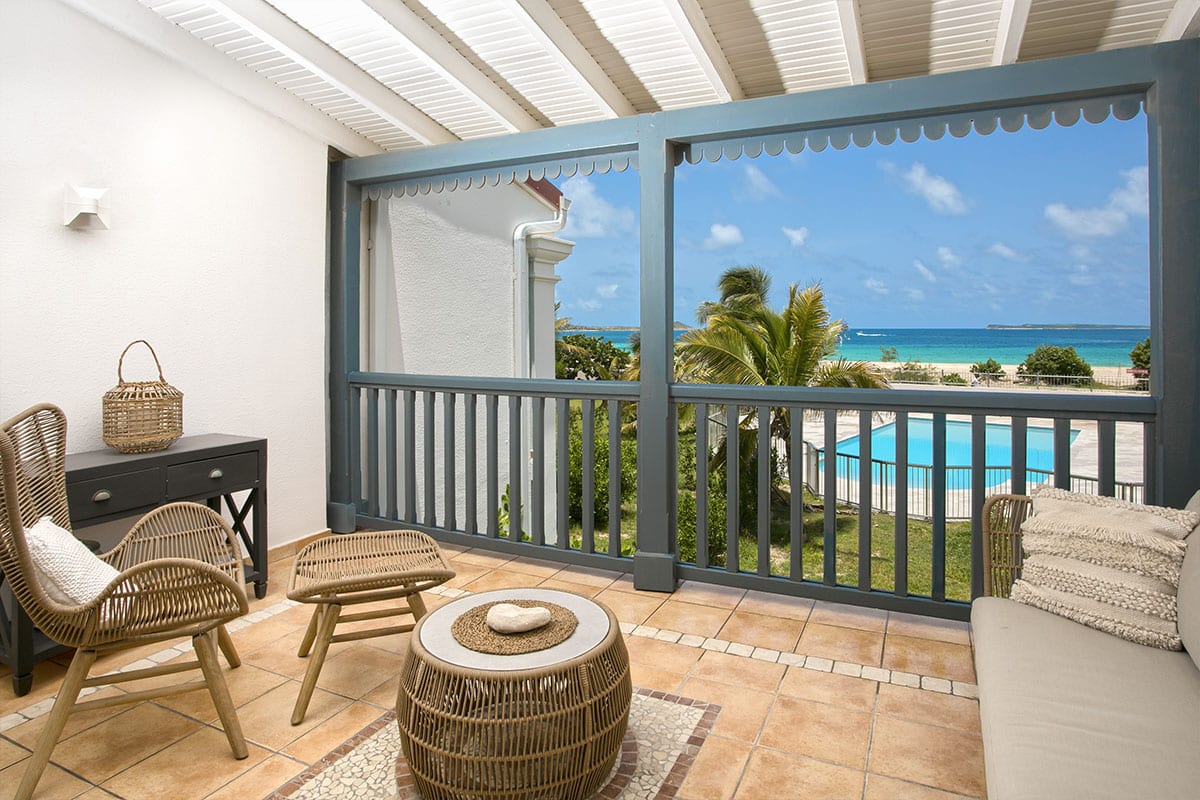 Côte Chic - Beach House rental in Orient Beach, Saint-Martin - Master Bedroom Terrace