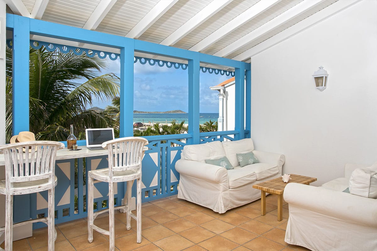 Côte Rêve - Duplex rental in Orient Beach, Saint-Martin - Terrace