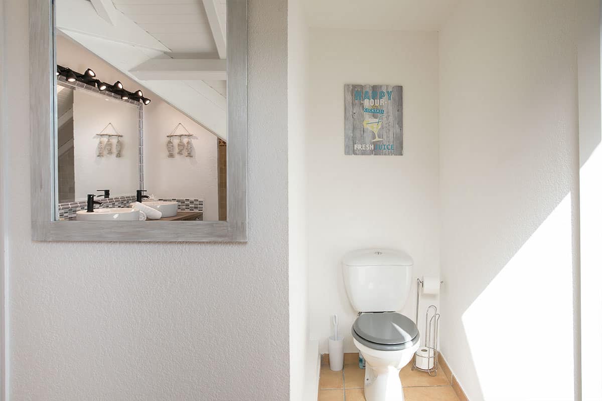 Côte Rêve - Duplex rental in Orient Beach, Saint-Martin - Bathroom