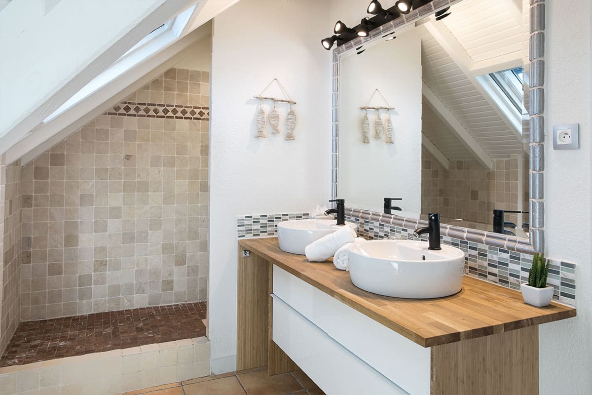 Côte Rêve - Duplex rental in Orient Beach, Saint-Martin - Bathroom