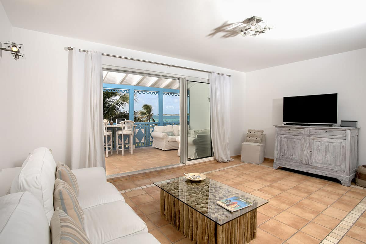 Côte Rêve - Duplex rental in Orient Beach, Saint-Martin - Living Room